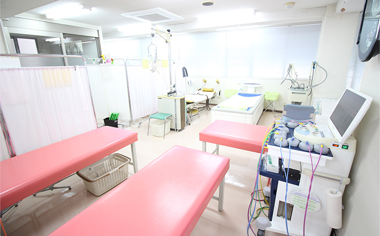 充実したリハビリ機器